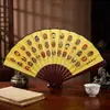 Leque Publicitário Leque Estilo Antigo Leque Dobrável Estilo Chinês Leque Dobrável Portátil Masculino Leque Promocional Retrô Leque de 10 polegadas
