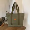 Bolsa de Lona Grande de Gran Capacidad Transfronteriza Bolso de Hombro Bolso de Hombro Portátil Estudiante Viajes Diarios Simple Versátil Bolsa para Clase