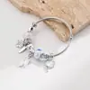 He Ming Accesorios Pulsera de Cuentas Estilo Coreano Dulce Estilo Panal DIY con Letra Corazón Incrustado de Diamante Mariposa Accesorios