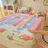 Nueva Cubierta de Cama Protector de Colchón Cobertura Completa Antideslizante Lavable a Máquina Lavable al Agua Dormitorio Estudiantil Habitación Individual Artículo Individual Pieza Individual