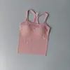 Sujetador deportivo de yoga para mujer, a prueba de impactos, de soporte, camisola de fitness, espalda cruzada, camiseta sin mangas para correr, Pilates, alta intensidad