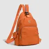 Mochila Nueva de Nylon para Mujer, Estilo Coreano de Moda, Moderna y Versátil, Mochila Pequeña de Color Sólido para Viajes Casuales, Bolso para Mujer