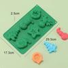 Molde de silicone para brincar com alimentos Molde de silicone para brincar com cola Molde para gotas Torrada Descompressão para torradas Dafu Pinch