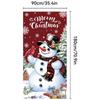 Amazon Transfronterizo Nuevo Navidad Puerta Papá Noel Decoración de Jardín Cubierta de Puerta Escena Foto Cortina de Puerta Colgante de Puerta
