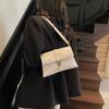 Bolso Cuadrado Pequeño Casual y Simple con Textura Tendencia Primavera 2025 Diseño Nicho Moderno y Elegante Bolso de Hombro Cruzado para Mujer
