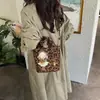 Linda bolsa de mano Hello Kitty para niños, nueva bolsa cruzada con estampado de leopardo 2026, bolso de hombro versátil estilo coreano para niñas