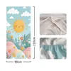 Temu Amazon Shein Fornecimento Exclusivo Transfronteiriço de Capa Decorativa de Porta de Quarto Elástica de Peça Única, Capa de Porta com Tema de Animal Fácil de Instalar