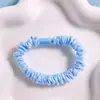 Estilo Coreano Simples Versátil Anel de Cabelo Creme Corda Básica para Cabelo de Menina Cabeça de Bola Anel para Rabo de Cavalo Corda Inferior DIY