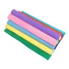 Papel de Borda Enrolada, Papel Crepom Colorido Espessado, Materiais para Fazer Flores Artesanais, Papel Amassado DIY, Artesanato de Flor de Rosa Feito à Mão