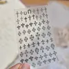 Stickers para Uñas Tomoni Finos y Flexibles Lote Mixto Populares Stickers Japoneses Retro Decoraciones para Uñas Cruz Estrella Venta al por Mayor