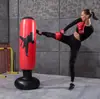 Coluna de Ataque Alvo Coluna de Boxe Inflável Preto Tumbler Infantil Espessado Coluna de Saco de Areia de Ataque Adulto Ponto