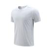 Esportes de verão Lazer ao ar livre Roupas masculinas e femininas Secagem rápida Gola redonda Manga curta Solta Tamanho grande Grupo Corrida Gelo Seda Camiseta G