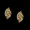 Brincos de Tarraxa Estampados de Leopardo Europeus e Americanos Mais Vendidos na Fronteira Punk Exagerados Atacado Personalidade Geométricos Acessórios de Brincos de Tarraxa para Comércio Exterior