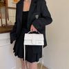 Bolso Cuadrado Pequeño Portátil de Textura de Alta Calidad al por Mayor Bolso de Mujer 2025 Primavera Nueva Llegada Lujo Ligero Elegante Bolso de Hombro Bolso Bandolera para Viaje