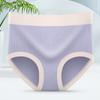 Ropa interior de talla grande para mujer nueva cintura alta abdomen algodón cadera cómoda transpirable bragas para chicas gorditas 6650