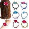 Estilo Coreano Simple Día de San Valentín Dos Adornos para la Cabeza Anillo para el Cabello Cuerda para el Cabello Cuerda para el Cabello temu Banda de Goma para el Cabello Nudo Multicolor Anillo para el Cabello