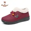 Botas de Nieve Cálidas de Invierno para Mujer Western Camel, Forradas de Felpa, Engrosadas, Botas Ligeras de Algodón, Zapatos Peludos Modernos y Cómodos
