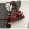 Bolsas Femininas Transfronteiriças 2026 Novo Modelo Bolsa Almofada de Mão de Alto Valor com Toque de Luxo, Bolsa de Ombro de Luxo Leve com Múltiplos Bolsos, Bolsa de Axila
