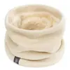 Bufanda de Invierno para Ciclismo Cuello de Lana Tejido Jersey Cervical con Forro Polar para Hombres y Mujeres con Cuello Cálido