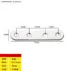 Código de Esquina de Acero Inoxidable Ángulo de Hierro/Soporte para Placa de Estante Soporte en Forma de L Conector Triángulo Pieza de Hierro Soporte de Código de Esquina de Ángulo Recto de 90 Grados