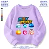 Roupa para meninos e meninas, suéter Blox Fruits, caixa de frutas do Diabo, periférico de jogo ROBLOX