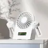Ventilador de Spray Novo de Verão Medidor de Hidratação Carregamento Portátil Mini Ventilador Portátil Pequeno para Dormitório de Estudante Presente