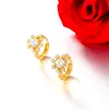 Xuping Brazaletes para Orejas Aleación de Cobre Pendientes Chapados en Oro de 24 Quilates para Mujeres, Pendientes de Aro de Temperamento de Lujo Ligero de Moda, Joyería Personalizada Coreana