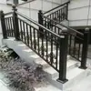 Corrimão de Escada em Liga de Alumínio Auto-Instalação Casa Autoconstruída Corrimão de Madeira Maciça Haste de Puxar Guarda-Corpo de Varanda Viga de Vila Cerca de Pátio Externo