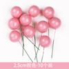 Bola de ouro bola de prata decoração do bolo plug-in talão de ouro acessórios do bolo de cozimento mesa de sobremesa decoração do bolo bola 10 pack