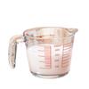 Copo medidor de leite para micro-ondas com escala de vidro aquecível, espesso e resistente ao calor e a altas temperaturas, com grande capacidade. Ideal para medir o café da manhã.