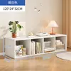 Armário de parede para sala de estar, armário de armazenamento de grande capacidade, combinação de rack de TV, armário de chão, estante multi-nível