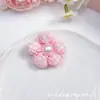 Acessórios de Flor de Tecido Doce Flor de Cinco Pétalas com Enchimento de Algodão Xadrez Acessórios de Cabelo para Crianças Grampos de Cabelo Sapatos e Meias Acessórios de Roupa Acessórios