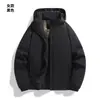 Chaqueta de algodón personalizable con logo transfronteriza para hombre, abrigo de algodón con grafeno engrosado para invierno, prenda exterior de algodón holgada para pareja de hombres