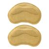 Pegatinas de cuero para tacones altos, suaves, antidesgaste, anticaídas, con código invisible y almohadilla de media talla.