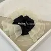 2025 Novo Grande Renda Renda Estilo Ballet Anel de Cabelo Intestino Grosso Corda de Cabelo Cauda de Pagar Sentido Avançado Corda de Cabelo Doce Elegante para a Cabeça