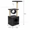 Árvore para gatos de comércio exterior drop shipping túnel pequeno para gatos arranhador para gatos árvore para gatos integrada arranhador totalmente sisal durável cama para gatos fechada