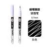 Caneta Marcadora à Base de Óleo Guangna Transfronteiriça à Prova d'Água Tubo de Agulha Ultra Fina Caneta de Pintura 0.7mm Caneta Metálica para Retoque de Pneu de Carro