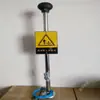 Eliminador Estático de Cuerpo Humano a Prueba de Explosiones Vertical Punto Material de Acero Inoxidable Eliminador Estático de Cuerpo Humano