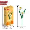 Bloques de Construcción Serie Flores Puzzle Lele Brothers Bloques de Construcción de Partículas Pequeñas Ensamblaje Rosa Simulación Compatible con un Modelo de Bloques de Construcción Alto