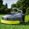 Cortacésped y Desbrozador Totalmente Automático con Detección de Obstáculos y Recarga, Posicionamiento Visual RTK, Adecuado para Campos de Golf