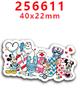 Nuevo parche de resina acrílica con lazo 2023 adorables pegatinas decorativas para refrigerador PR256736