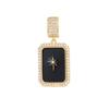 Collar colgante retro transfronterizo de Europa y Estados Unidos de ocho hombres estrella colgante único 14k micro engastado circón aceite joyería colgante accesorios diy