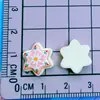 Mini Caja de Regalo de Doble Capa Reno Copo de Nieve Muñeco de Nieve Guantes para Personas Mayores Manicura Pasador Cuerda para el Cabello Accesorios de Resina DIY