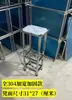 Banqueta de Aço Inoxidável Banqueta Quadrada 304 Banqueta Baixa Laboratório Escola Hospital Oficina Banheiro Banqueta Antiderrapante Rodízios
