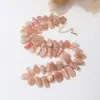Collar de Grava de Ágata de Cristal Natural al por Mayor, Cuentas de Ágata de Cristal de Piedra Natural de Forma Irregular, Cuentas Sueltas