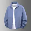 Jaqueta Nova para Casal Primavera e Outono 2026, Gola Alta, Top Esportivo Fashion, Casaco Casual Leve à Prova de Vento para Estudantes