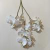 Los fabricantes venden película de tres puntas Mini pequeña flor artificial de phalaenopsis decoración artificial de boda película flor falsa