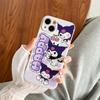 Funda para teléfono Sanrio Kulomi iphone14promax Apple 13/15 Dibujo animado Lindo Perro Parchia