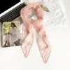 Bufanda de Seda con Bordado de Encaje Estilo Francés para Mujer, Nuevo Modelo de Verano, Larga Decorativa de Alta Gama Versátil, Deseo Puro, Venta al por Mayor