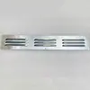 Ventilador de Rejilla de Acero Inoxidable Hierro Aleación de Aluminio Ventilación Pasante Campana Extractora Disipación de Calor Ventilación Placa de Rejilla Perforada a Prueba de Lluvia